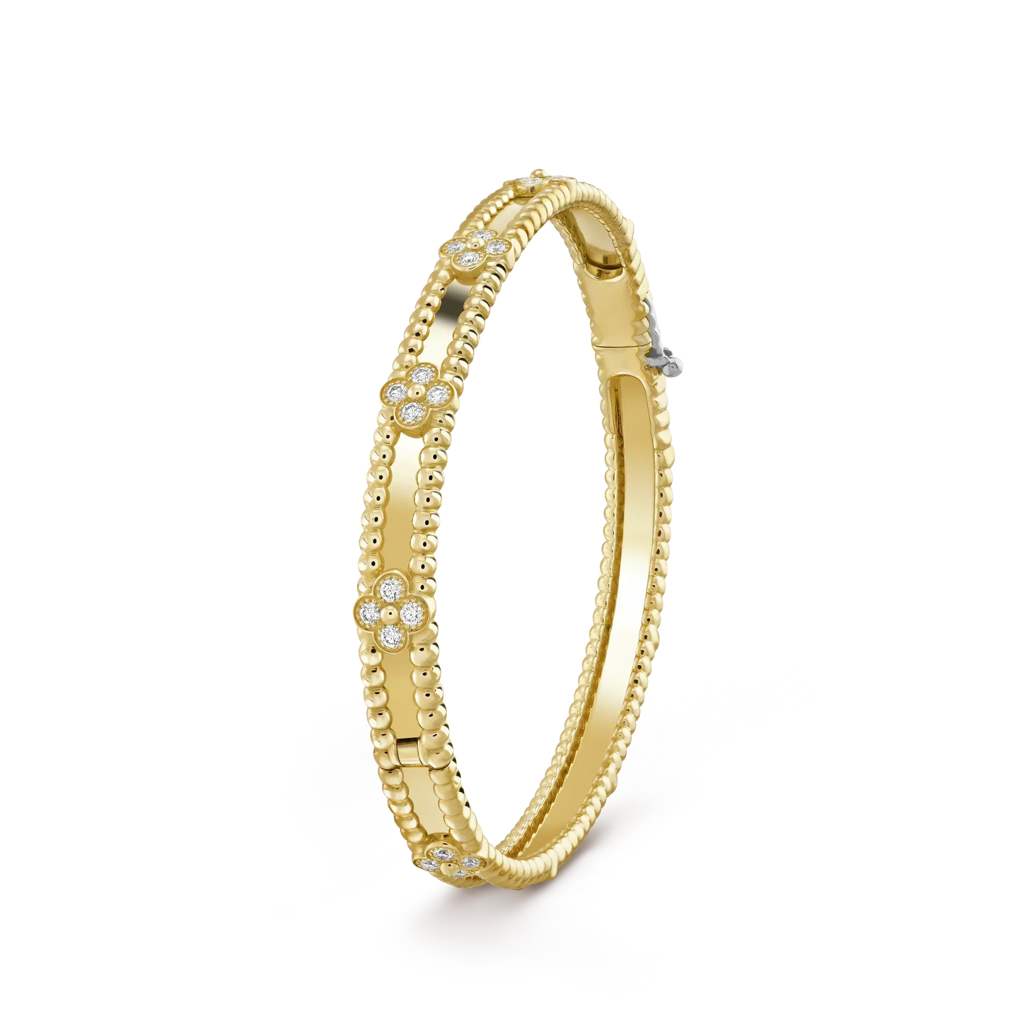 [Mystic]CLOVER BRACELET 4MM DIAMONDS