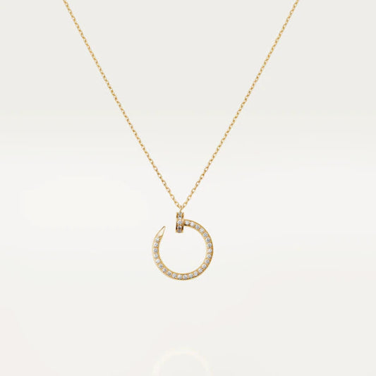 [Mystic]JUSTE NECKLACE GOLD DIAMONDS