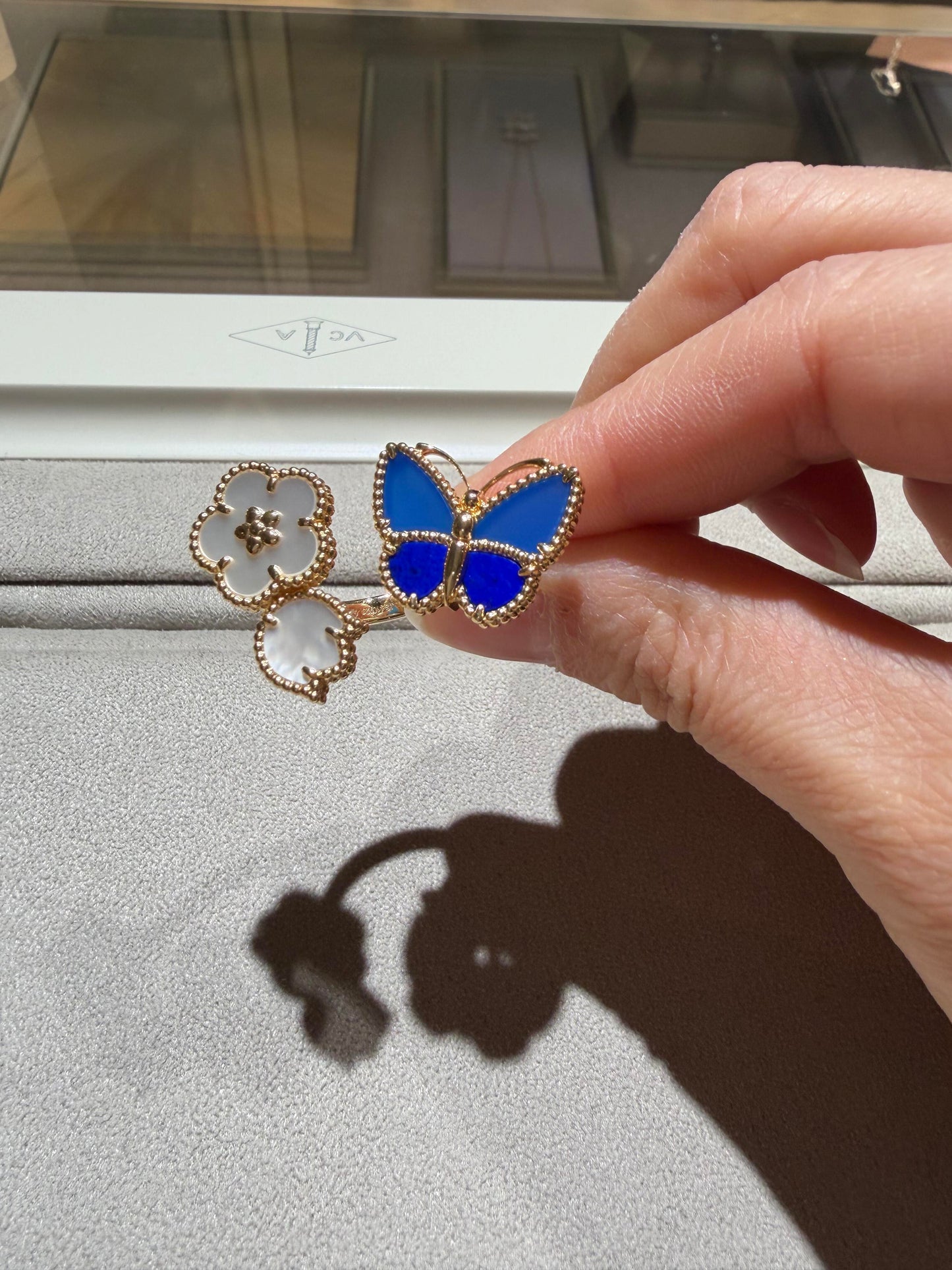 [Mystic]2026 NEW MODEL SPRING LUCKY 3 MOTIF GOLD RING