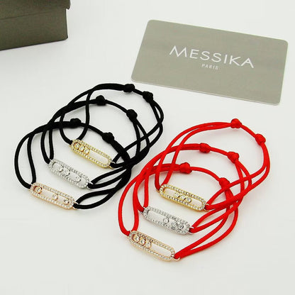 [Mysitc] Messika Care(s) pink cord pavé bracelet
