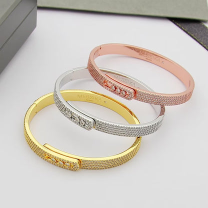 [Mysitc] Move Noa Full Pavé Diamond Bangle Bracelet
