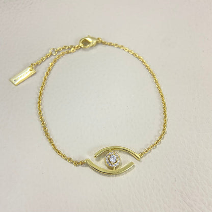 [Mysitc]  Eye Pave-Set Diamond Bracelet