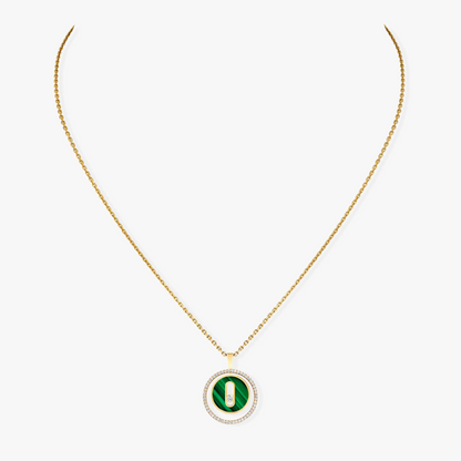 [Mysitc]  MOVE 1 DIAMOND MALACHITE GOLD DIAMOND NECKLACE