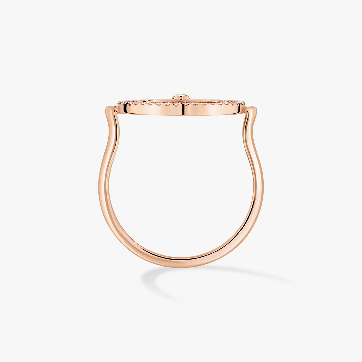 [Mysitc]  MOVE PINK GOLD DIAMOND RING