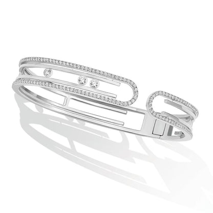 [Mysitc] MOVE 10TH PAVED DIAMOND BRACELET