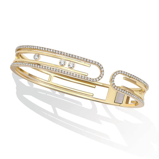 [Mysitc] MOVE 10TH PAVED DIAMOND BRACELET