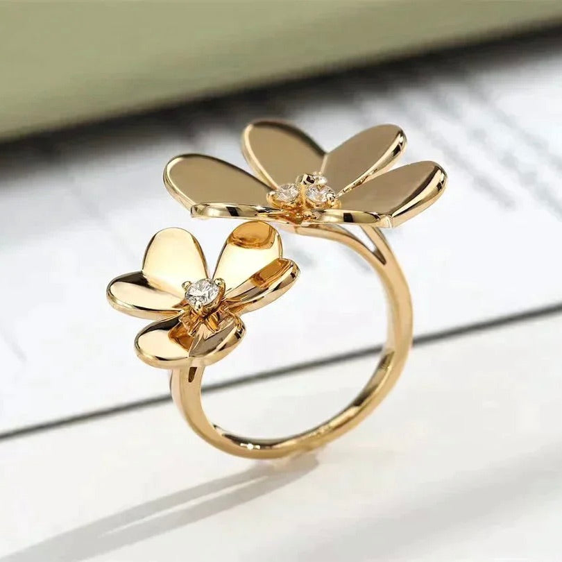 [Mystic Crown]CLOVER COMOS GOLD DIAMOND RING