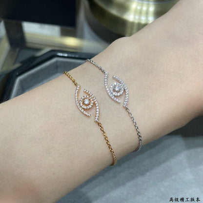 [Mysitc]  Eye Pave-Set Diamond Bracelet