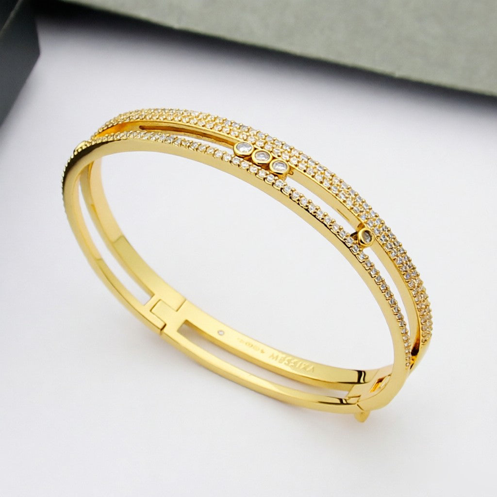 [Mysitc] Move Romane pavé bangle