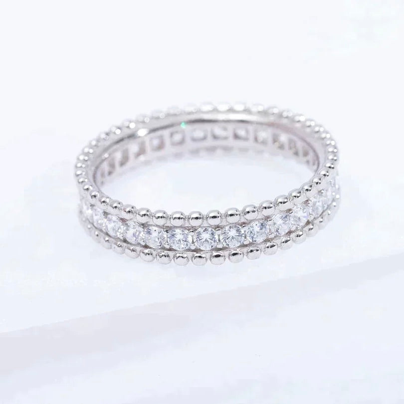 [Mystic]PERLEE DIAMOND SILVER RING