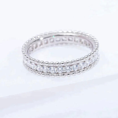 [Mystic]PERLEE DIAMOND SILVER RING
