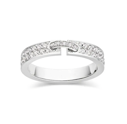 [Mystic]ALLIANCE LIENS VIDENCE PAVED DIAMOND 4MM RING