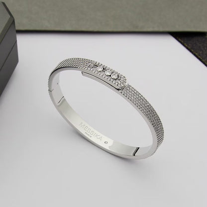 [Mysitc] Move Noa Full Pavé Diamond Bangle Bracelet