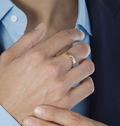 [Mystic]ALLIANCE LIENS VIDENCE 4MM RING