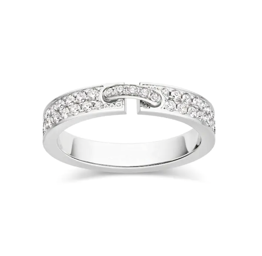 [Mystic Crown]ALLIANCE LIENS VIDENCE PAVED DIAMOND 4MM RING
