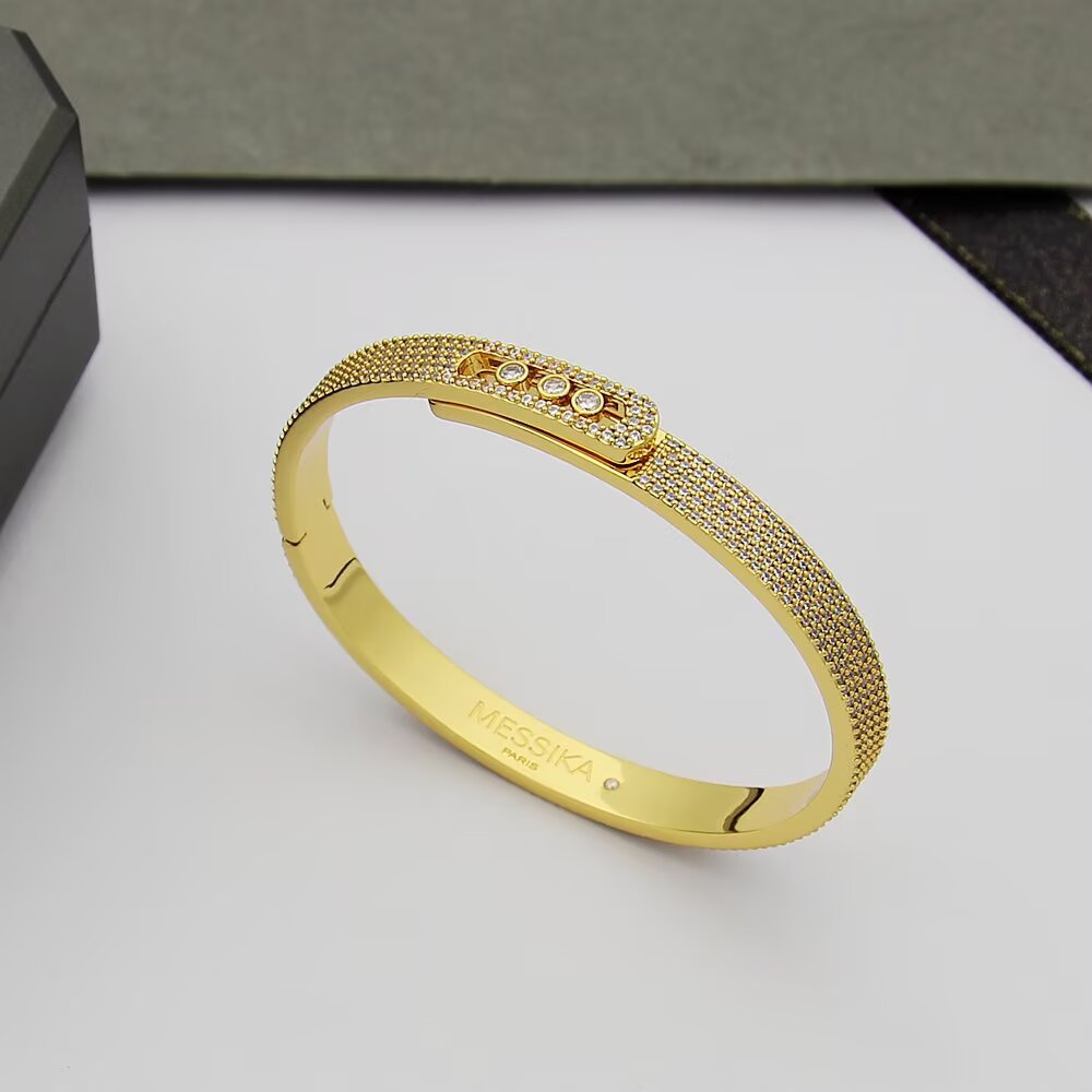 [Mysitc] Move Noa Full Pavé Diamond Bangle Bracelet