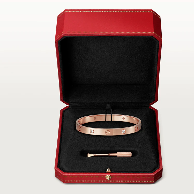 [Mystic]LOVE BRACELET 6.1MM 4 DIAMONDS