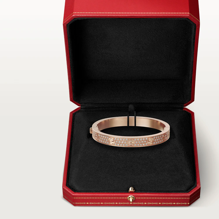 [Mystic]LOVE BRACELET 6.1MM DIAMOND-PAVED