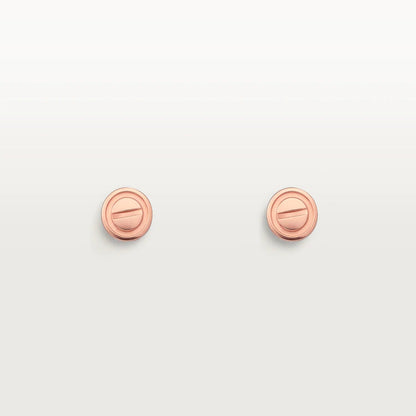 [Mystic]LOVE EARRINGS PINK GOLD 10MM