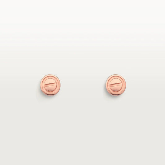 [Mystic]LOVE EARRINGS PINK GOLD 10MM