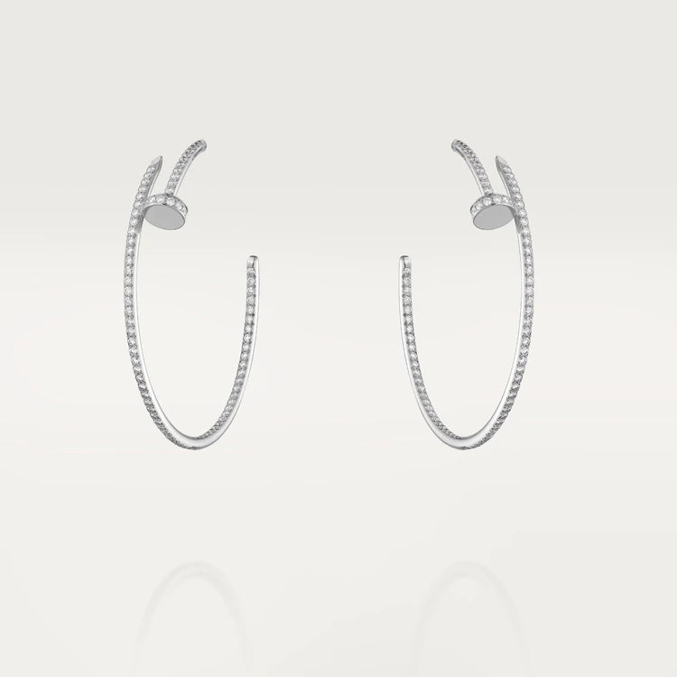 [Mystic]JUSTE EARRINGS FULL DIAMONDS 1.8MM