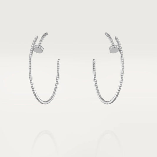 [Mystic]JUSTE EARRINGS FULL DIAMONDS 1.8MM