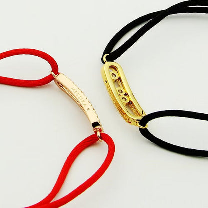 [Mysitc] Messika Care(s) pink cord pavé bracelet