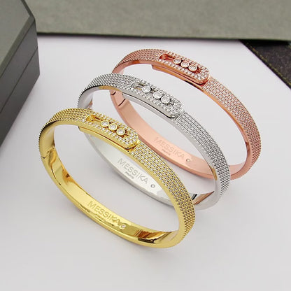 [Mysitc] Move Noa Full Pavé Diamond Bangle Bracelet