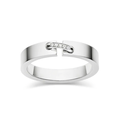 [Mystic]ALLIANCE LIENS VIDENCE DIAMOND 4MM RING