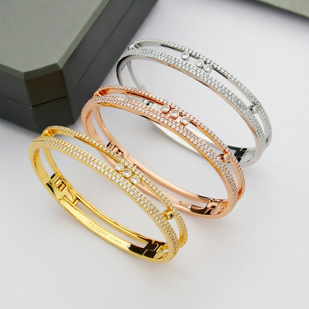 [Mysitc] Move Romane pavé bangle