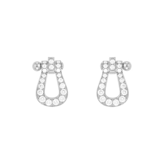 [Mystic Crown]FORCE 10 FULL DIAMOND STUD EARRINGS MINI MODEL