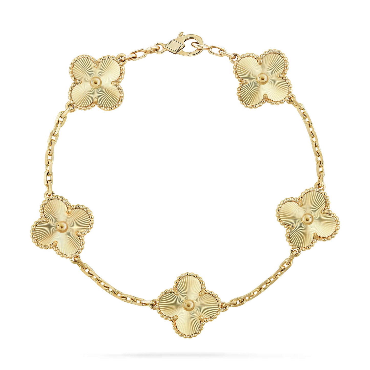 [Mystic]CLOVER 5 FLOWERS LASER BRACELET