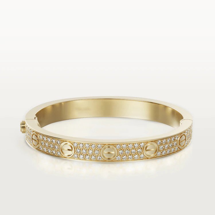 [Mystic Crown]LOVE BRACELET 6.1MM DIAMOND-PAVED