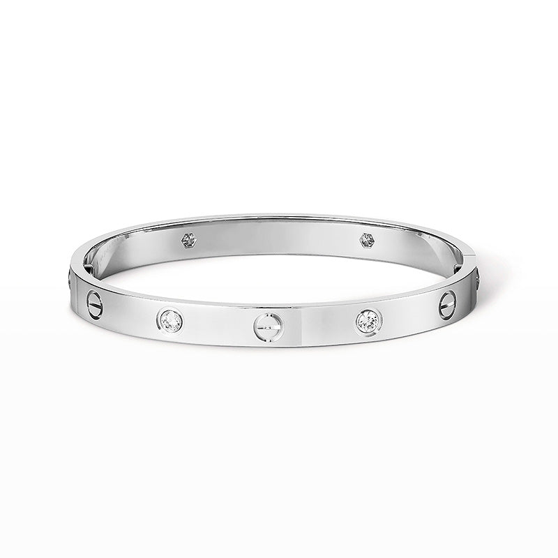 [Mystic]LOVE BRACELET 6.1MM 4 DIAMONDS