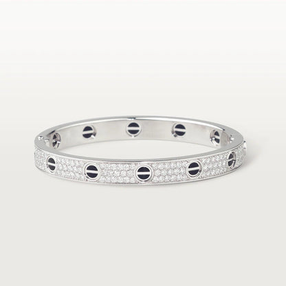 [Mystic]LOVE BRACELET 6.1MM DIAMOND-PAVED CERAMIC