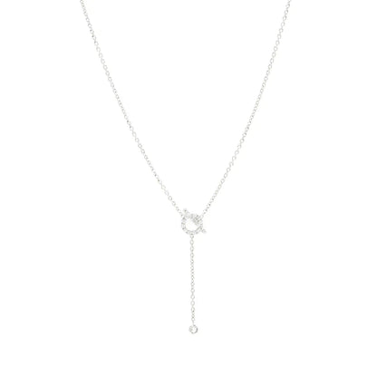 [Mystic]FINESSE SILVER DIAMOND NECKLACE