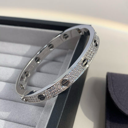 [Mystic]LOVE BRACELET 6.1MM DIAMOND-PAVED CERAMIC