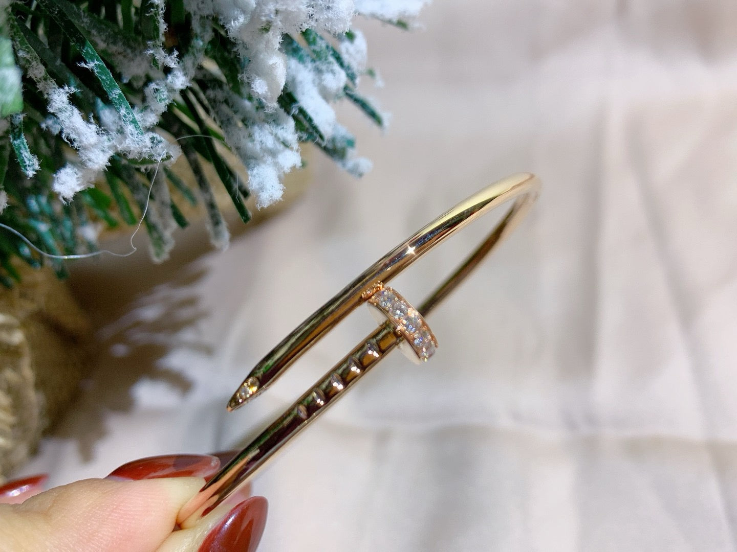 [Mystic]JUSTE BRACELET 2.5MM DIAMONDS