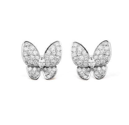 [Mystic]BUTTERFLY ALL DIAMOND EARRINGS