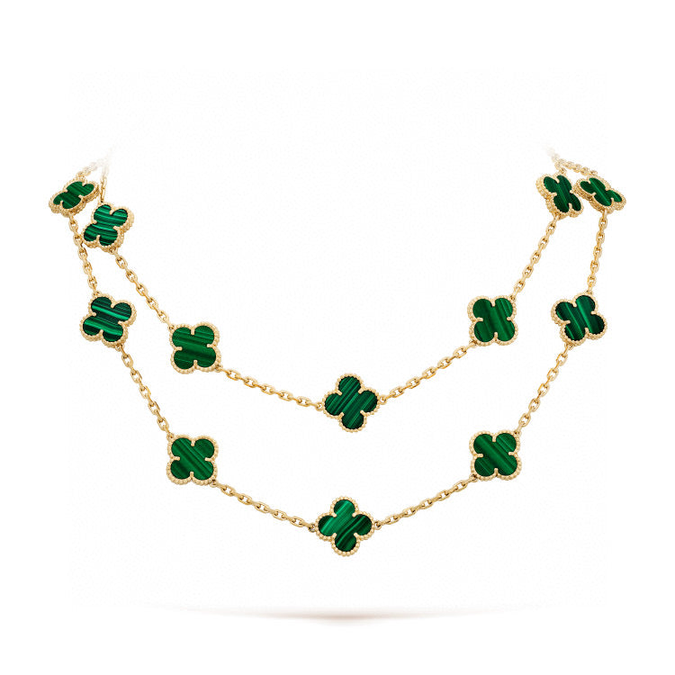 [Mystic]CLOVER 20 MOTIFS MALACHITE GOLD