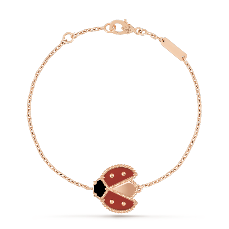 [Mystic Crown]LUCKY SPRING 1 MOTIF PINK GOLD BRACELET