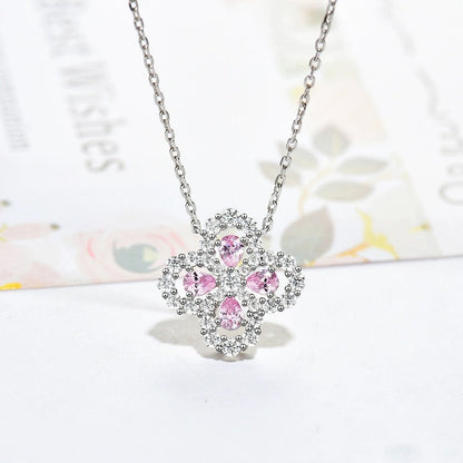 [Mystic Crown]LOOP NECKLACE FULL MOTIF DIAMOND 16MM MULTIPLE COLORS