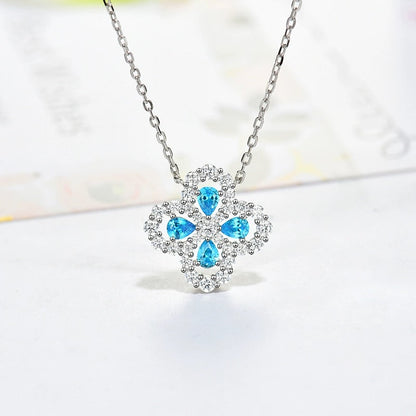 [Mystic Crown]LOOP NECKLACE FULL MOTIF DIAMOND 16MM MULTIPLE COLORS