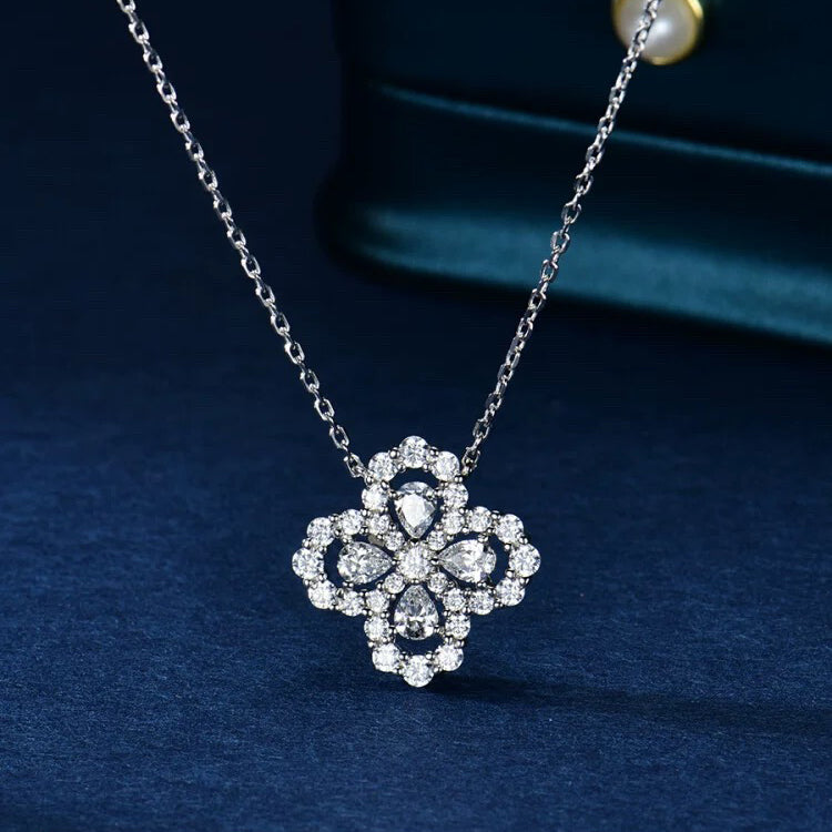 [Mystic Crown]LOOP NECKLACE FULL MOTIF DIAMOND 16MM MULTIPLE COLORS