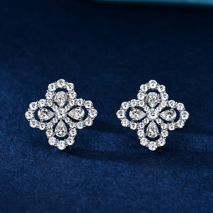 [Mystic Crown]LOOP EARRINGS FULL MOTIF DIAMOND 16MM