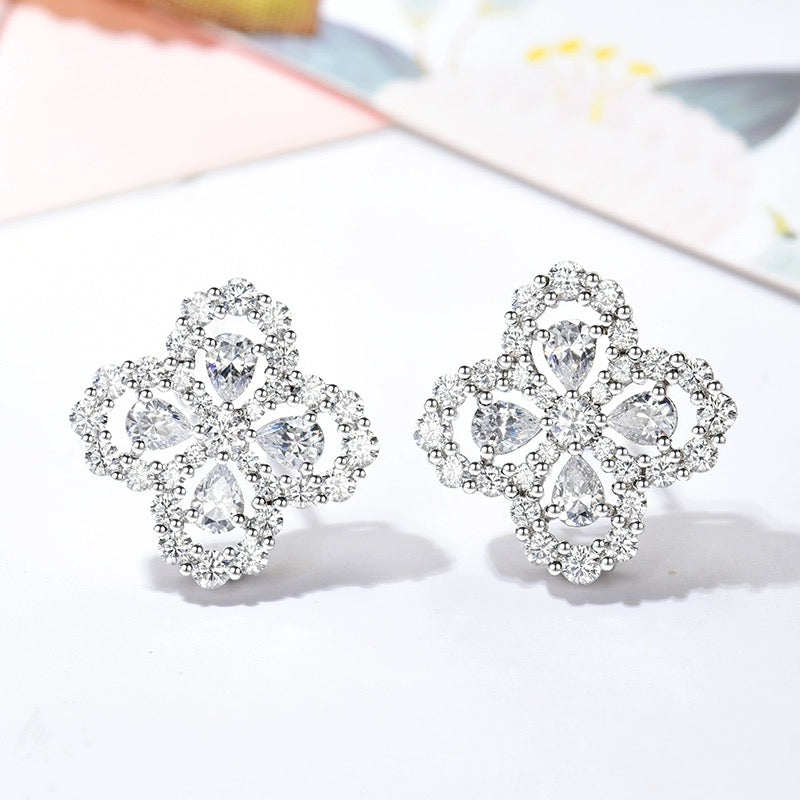 [Mystic Crown]LOOP EARRINGS FULL MOTIF DIAMOND 16MM