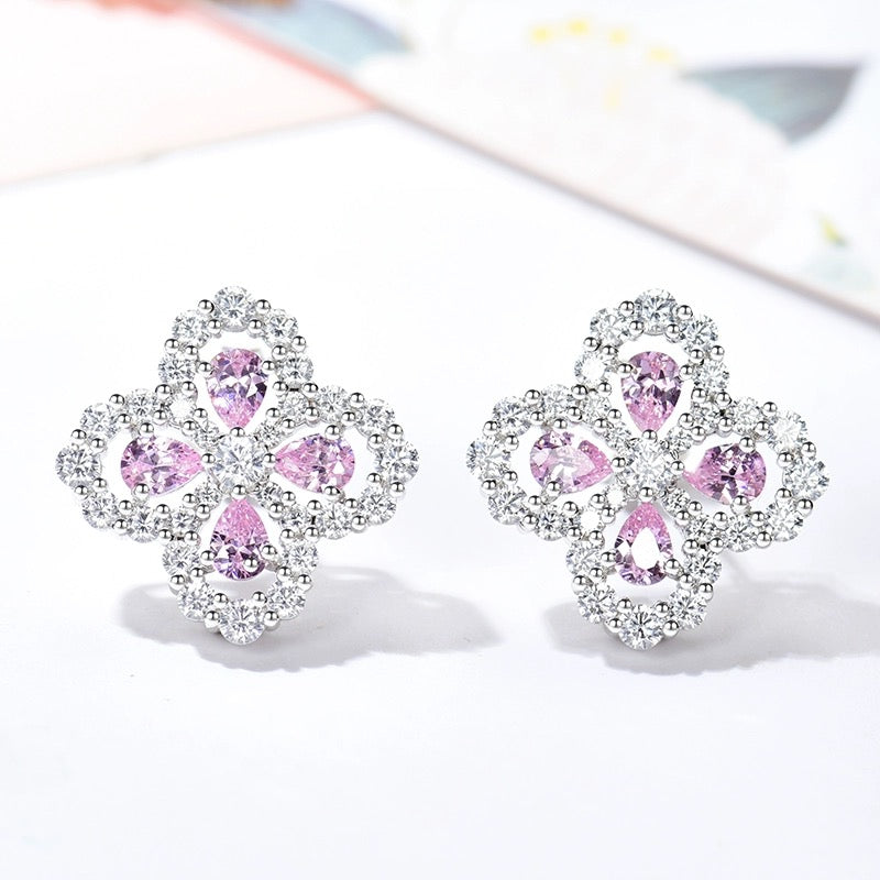 [Mystic]LOOP EARRINGS FULL MOTIF DIAMOND 16MM