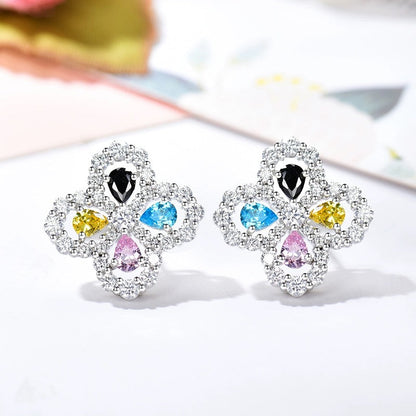 [Mystic Crown]LOOP EARRINGS FULL MOTIF DIAMOND 16MM