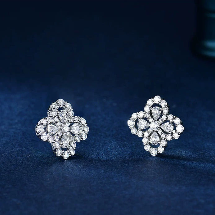 [Mystic]LOOP EARRINGS FULL MOTIF DIAMOND 16MM