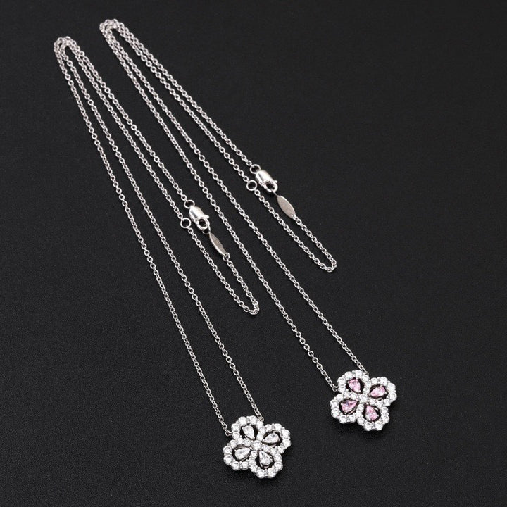 [Mystic Crown]LOOP NECKLACE FULL MOTIF DIAMOND 16MM MULTIPLE COLORS